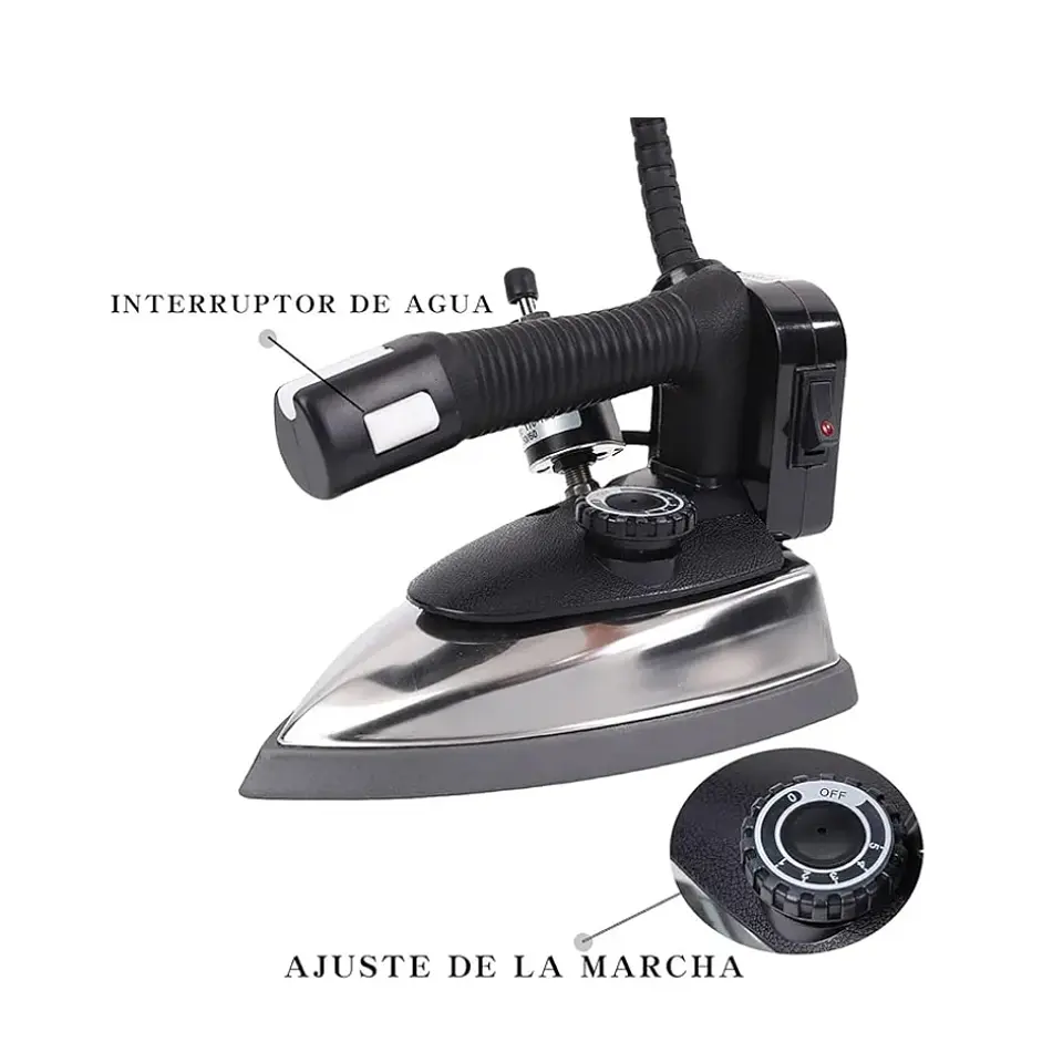Plancha Industrial A Vapor Q.X94L De 1300W Por Gravedad 2