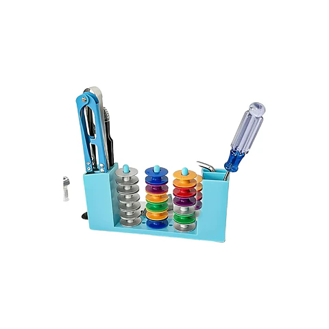 Organizador De Mesa Porta Carreteles Y Herramientas De Costura