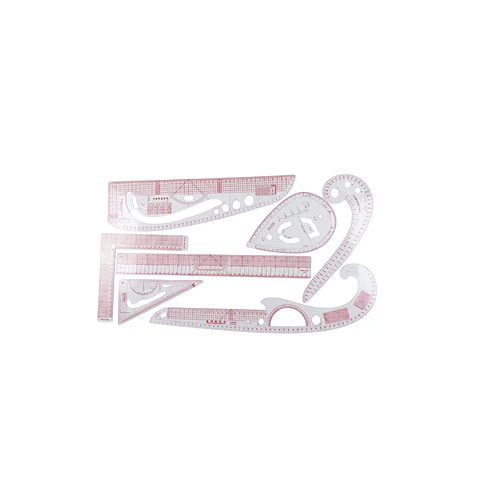 Kit De Reglas De Modistería Y Patronaje X 8 Unidades
