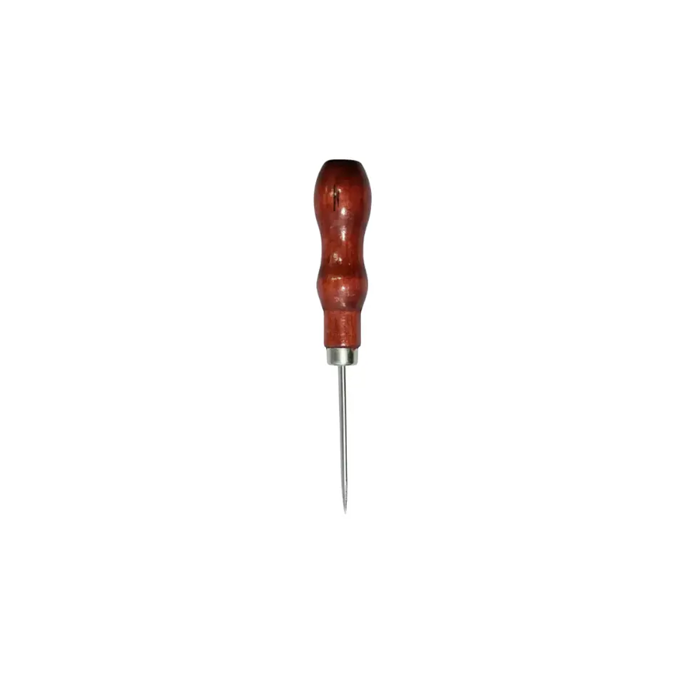 Punzón De Costura Con Mango De Madera Para Cuero Y Moldes 3