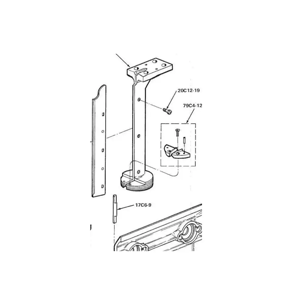 Kit de Zapatas Planas de Afilador para Cortadora de Tela Vertical  3