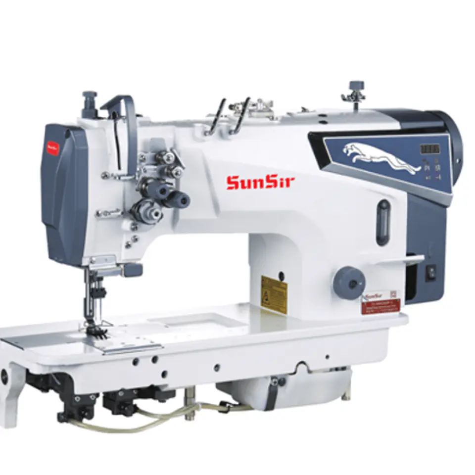 Máquina Plana Dos Agujas Escualizable Mecatrónica SunSir SS-D8750DP 2