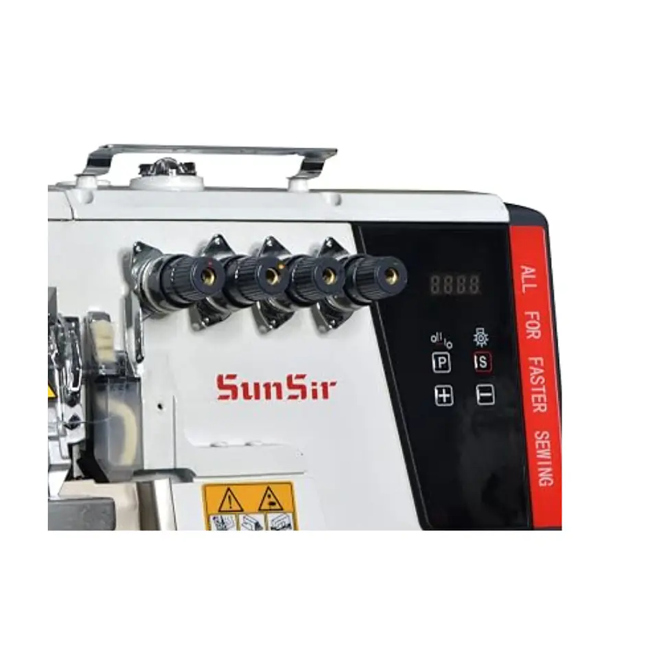 Máquina Fileteadora Industrial Mecatrónica SunSir R1C-4-54/433 (4 Hilos) 3