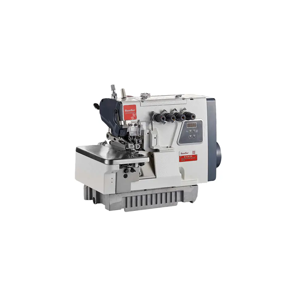 Máquina Fileteadora Industrial Mecatrónica SunSir E1-4-24 (4 Hilos) 1