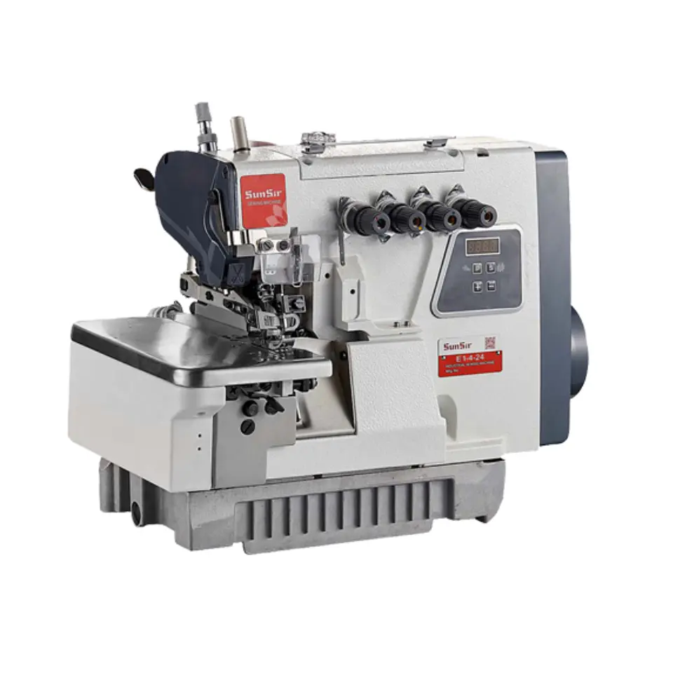 Máquina Fileteadora Industrial Mecatrónica SunSir E1-4-24 (4 Hilos) 3