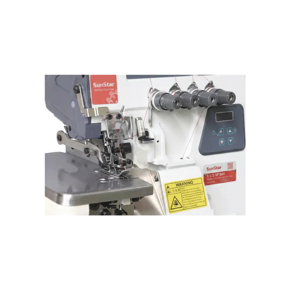  Máquina Fileteadora Industrial Mecatrónica SunSir E1-5-35 (5 Hilos) 2