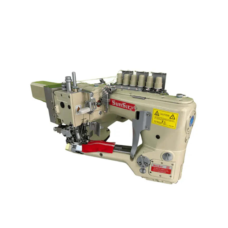 Máquina Flatseamer Electrónica SunSir SS-FWD740E-460MS-AT-K-E (4 Agujas) 1