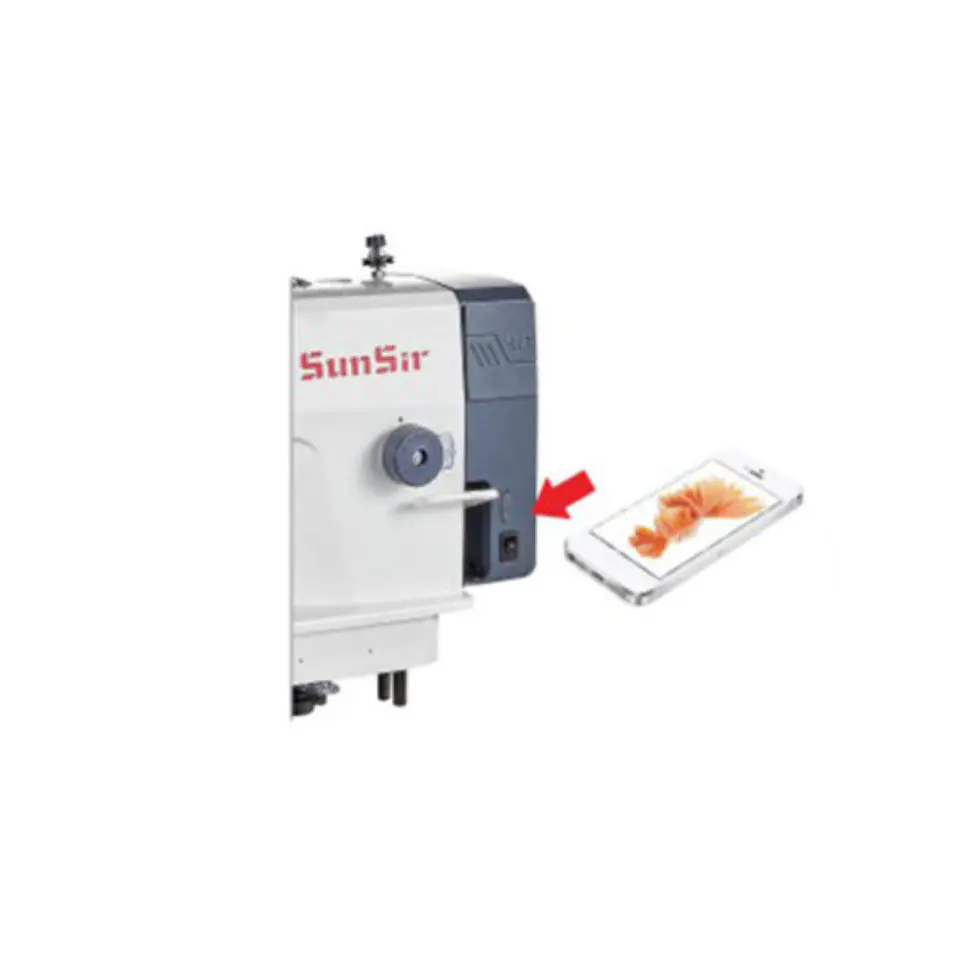 Máquina Plana Industrial Recta Mecatrónica SunSir S1T-H 2