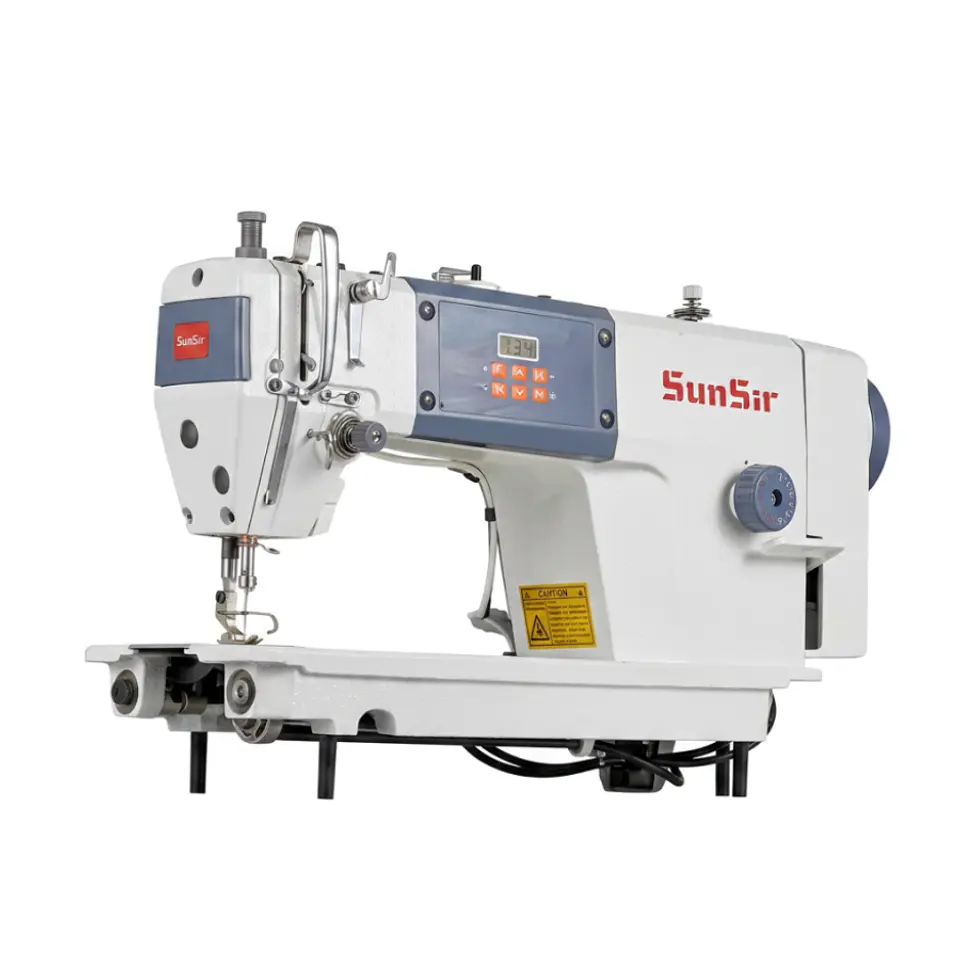 Máquina Plana Industrial Recta Mecatrónica SunSir S2T-M (Telas Livianas a Medianas) 1