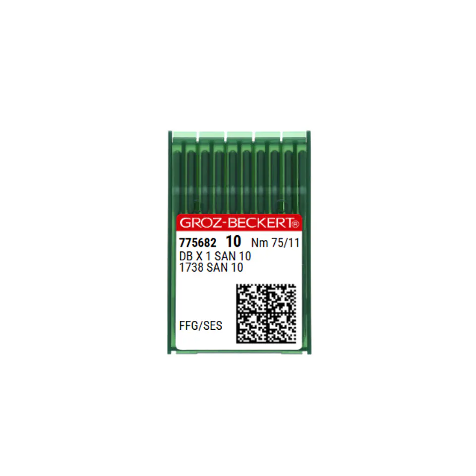 Aguja para máquina de coser DBX1 SAN 10/1738 SAN 10  4