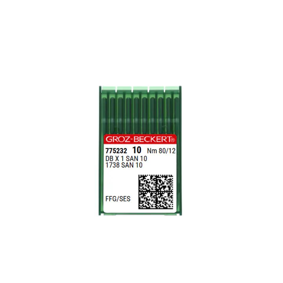Aguja para máquina de coser DBX1 SAN 10/1738 SAN 10  5