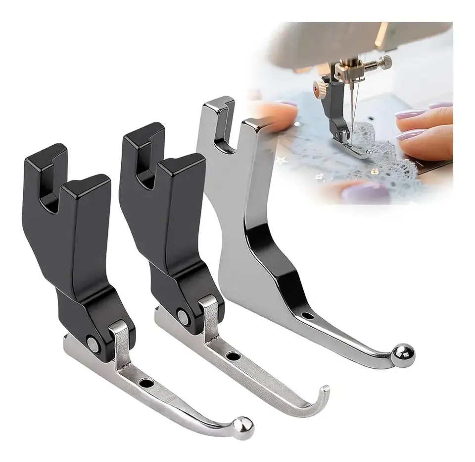 Set  Prénsatelas O Pies Para Pedrería X3 Para Maquina De Coser  1