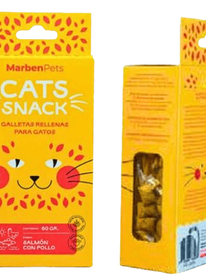 Galletas rellenas salmon y pollo