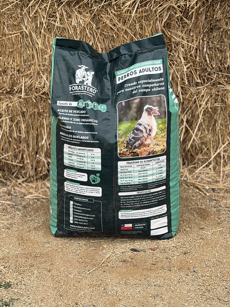 Forastero adulto 20Kg 2