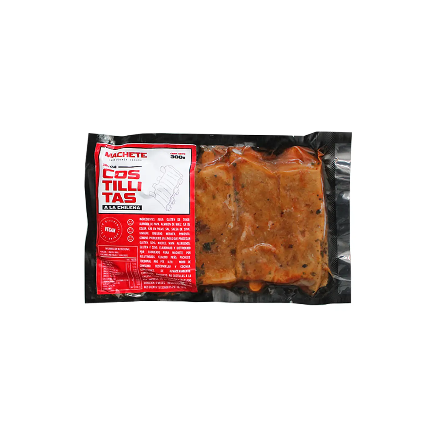 Costillas a la chilena Machete 300 gr 1