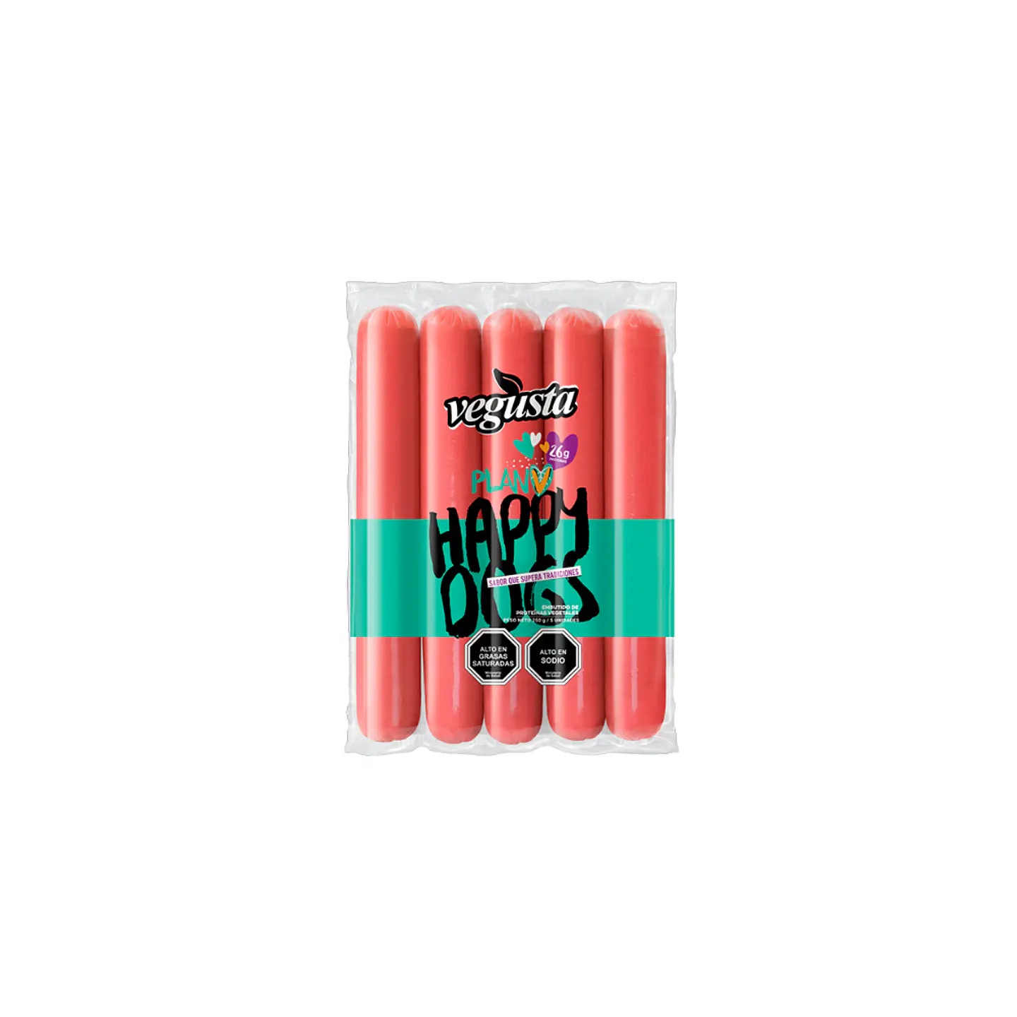Happy Dog salchicha 4 unid Vegusta 1