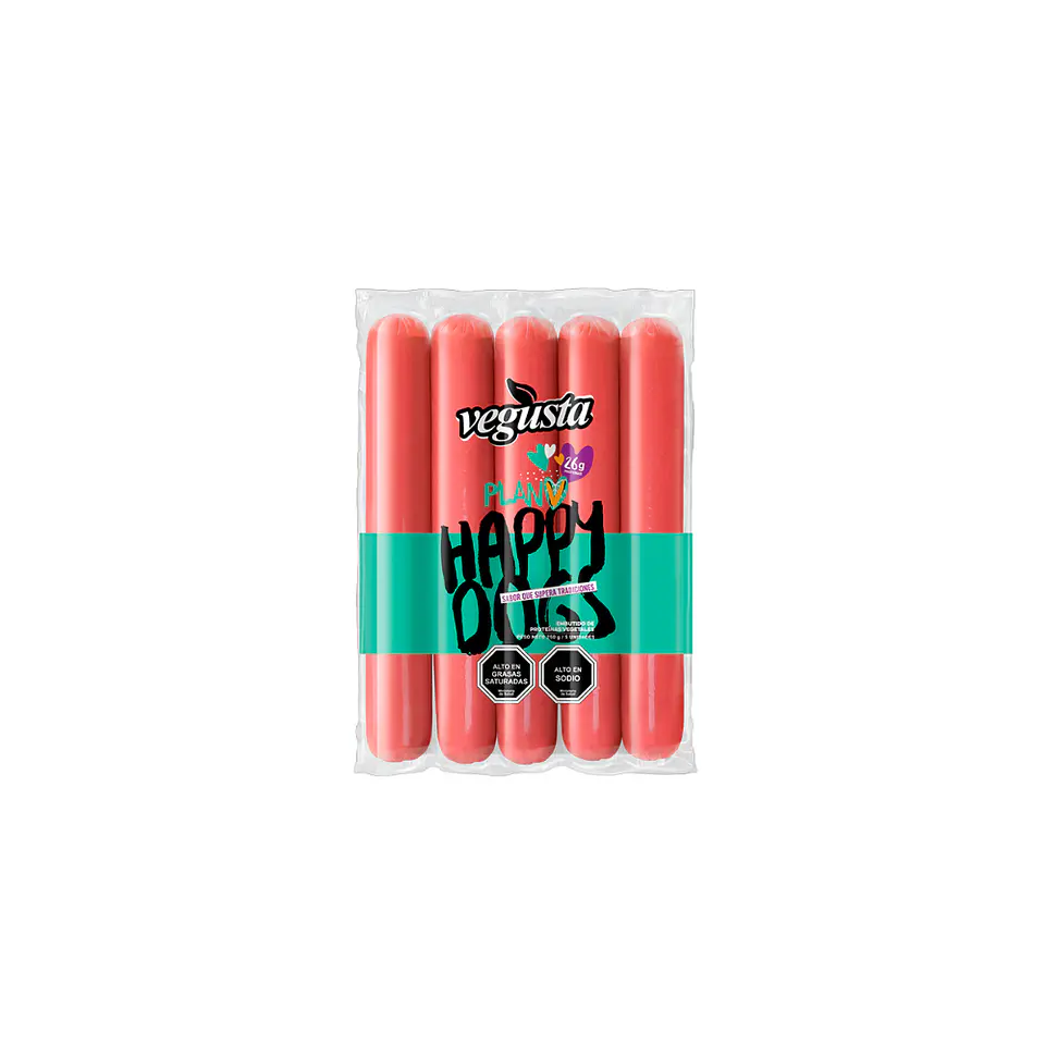 Happy Dog salchicha 4 unid Vegusta 1