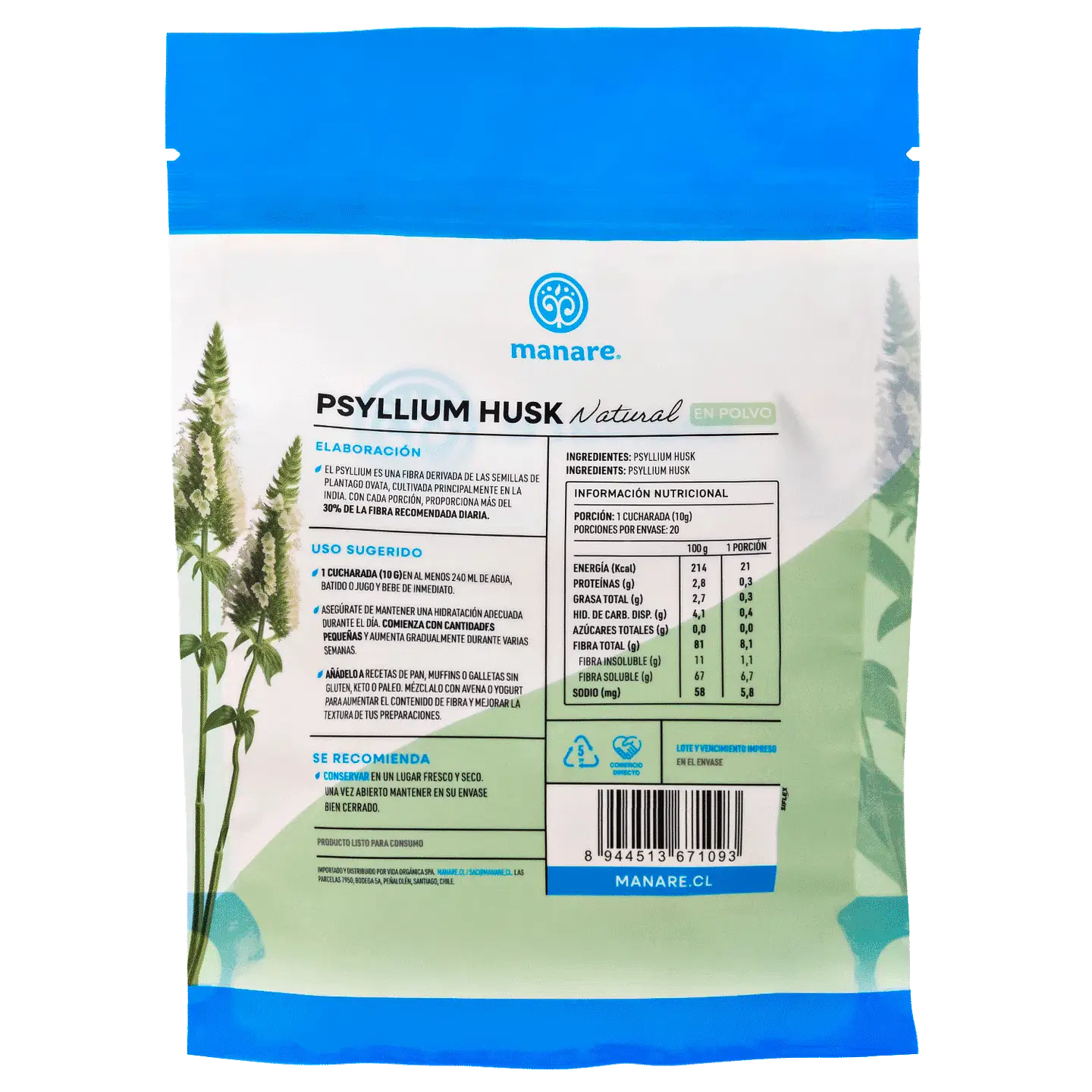 Psyllium Manare 200 gr 3