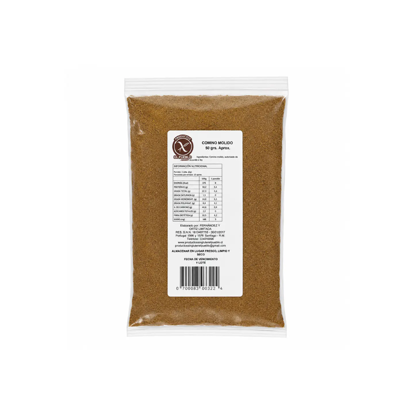 Comino molido  50 gr  1