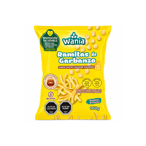 Ramitas de Garbanzos sabor queso 160gr 