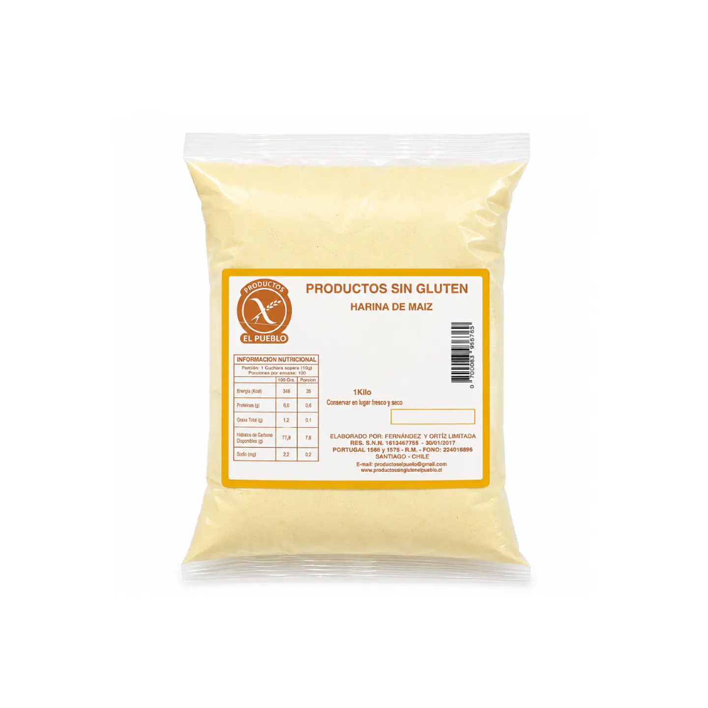 Harina de Maiz  1Kg   1