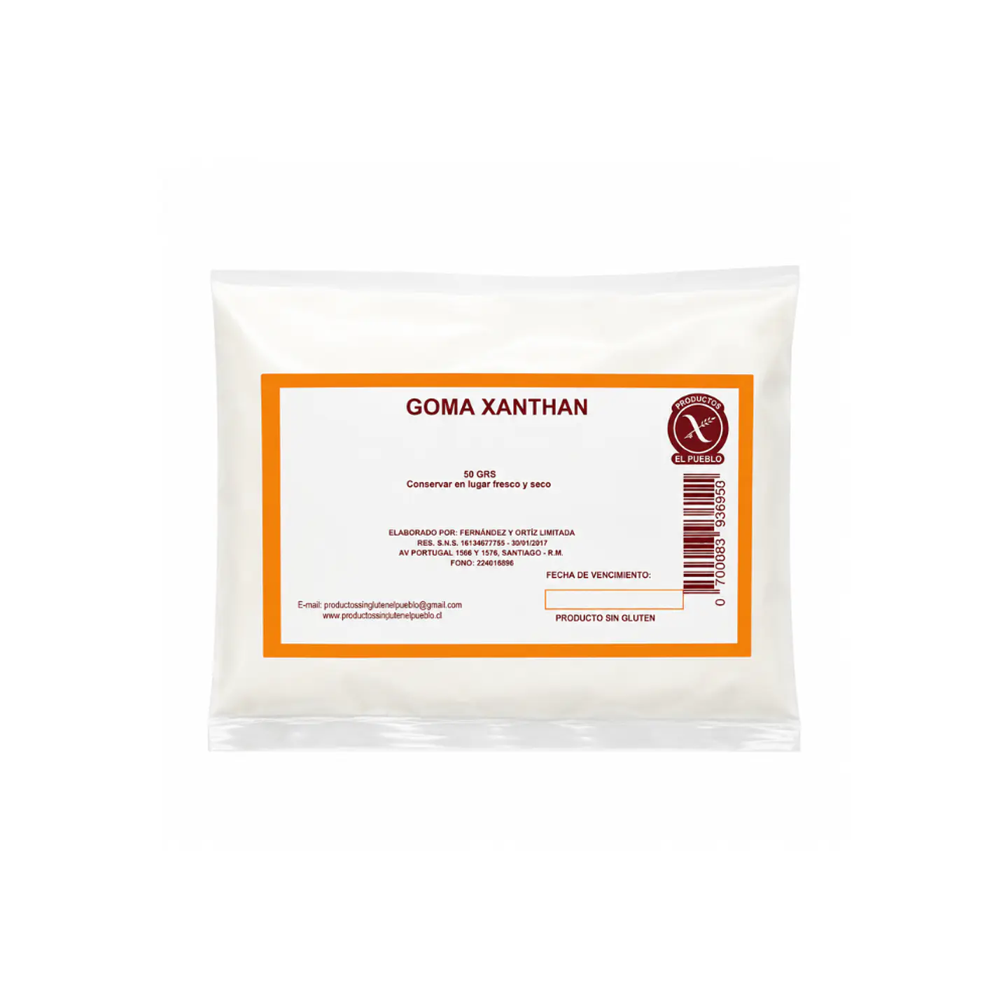 Goma xanthan 50 gr  1