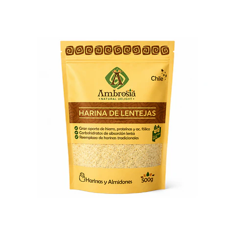 Harina de lentejas 500 gr 
