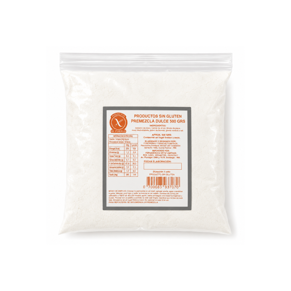Premezcla Dulce 500 gr