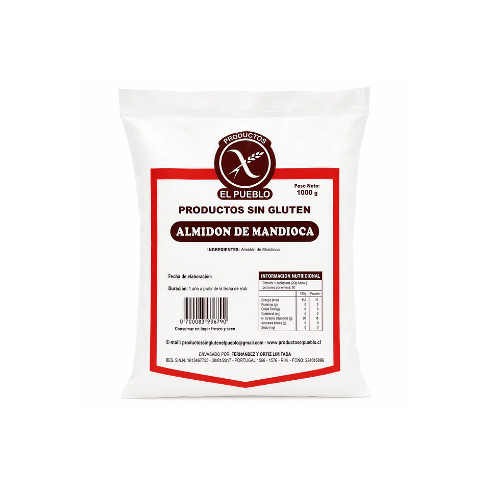 Almidon de Mandioca Kilo  1