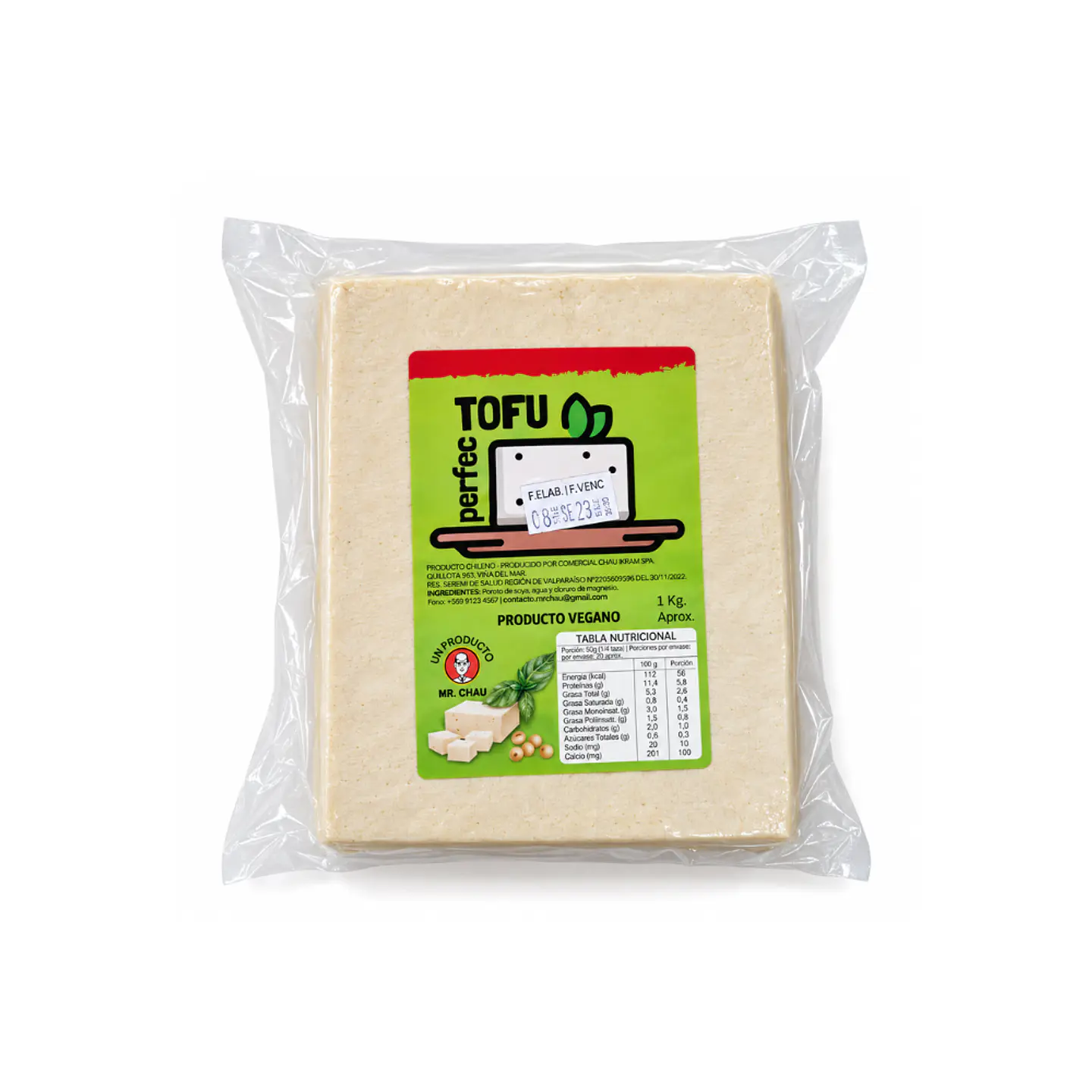 Tofu Firme 1 kilo Perfec Tofu 1