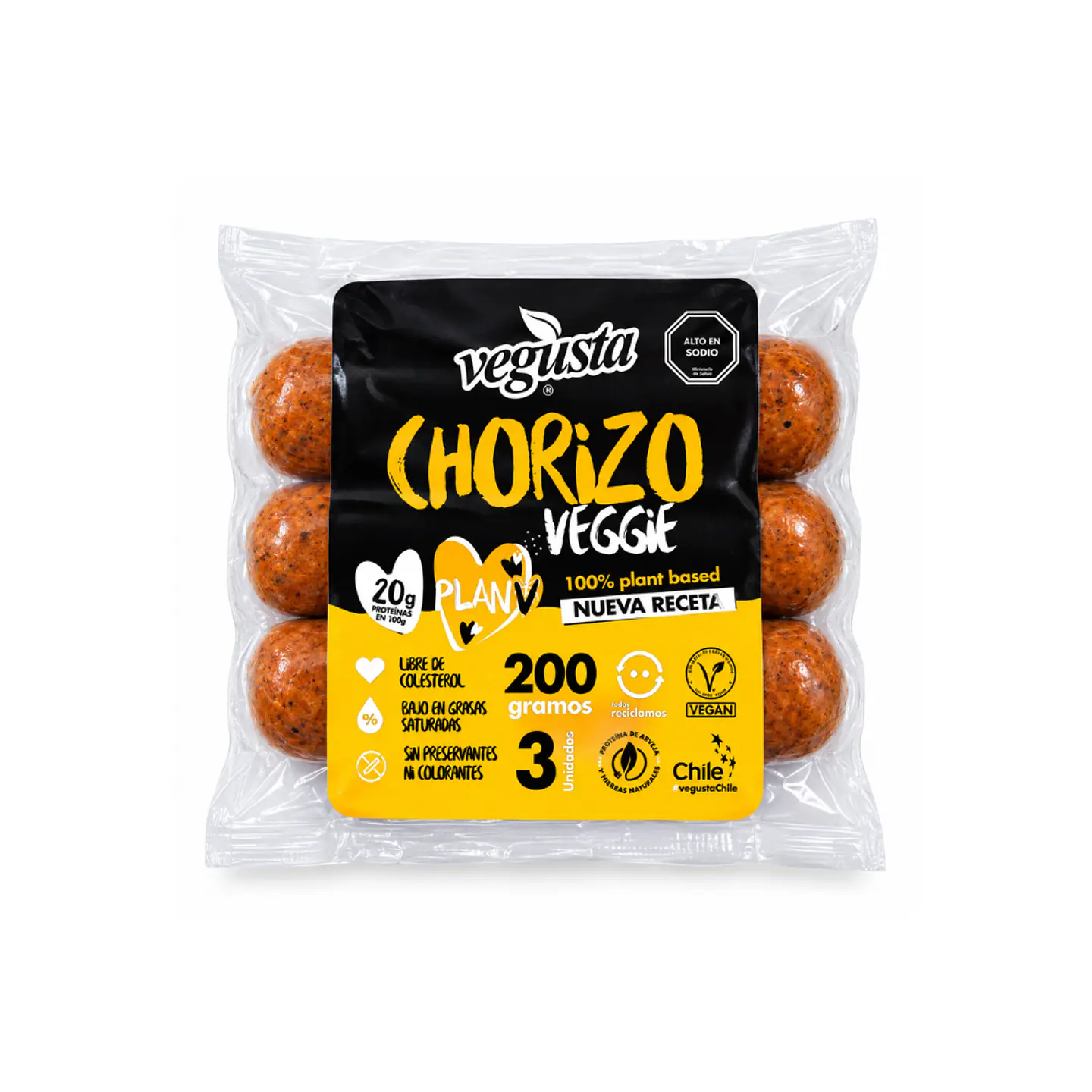 Chorizo Vegusta 200 gr 1
