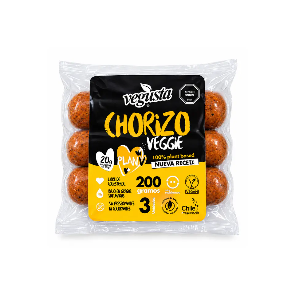 Chorizo Vegusta 200 gr 1
