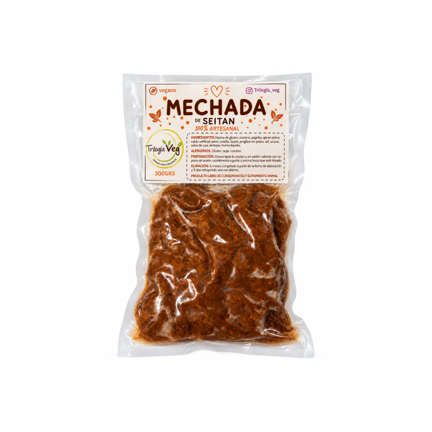 Mechada 300 gr Trilogia veg 1