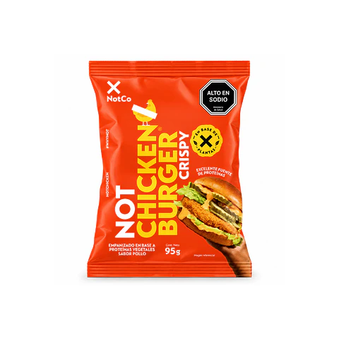 not chicken burguer crispy 95gr