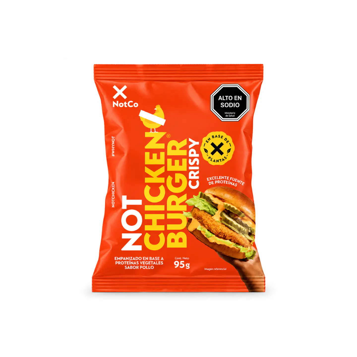 not chicken burguer crispy 95gr 1