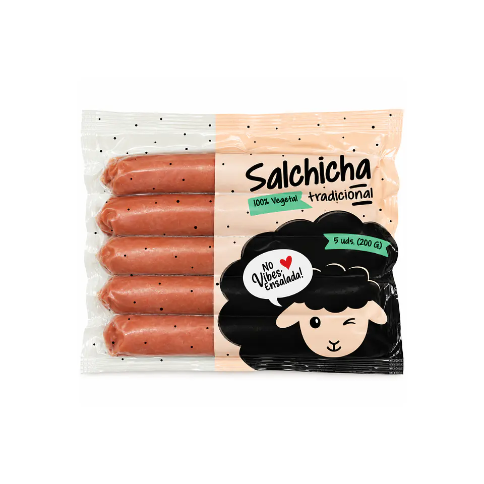 Salchicha Tradicional 5 unid no vives de ensalada 1