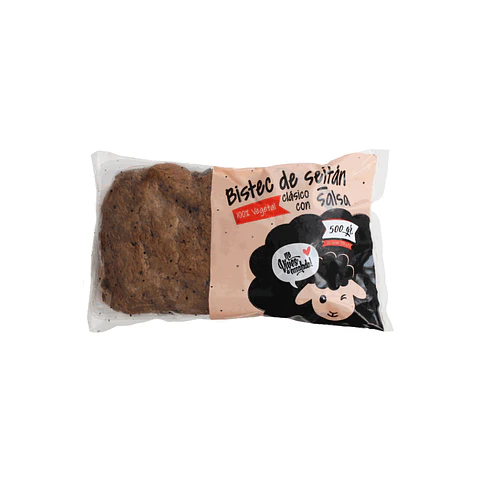 Seitan / Bistec  500 gr no vives de ensalada