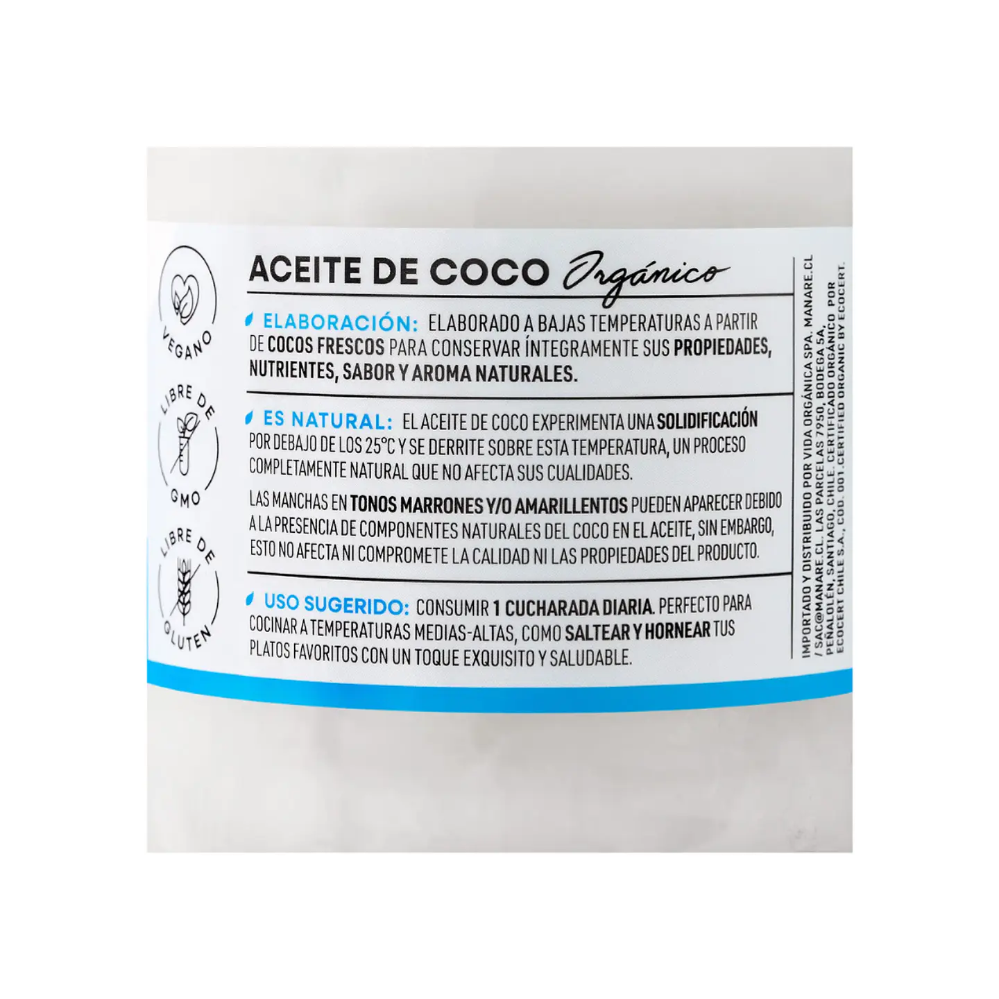 Aceite de Coco Organico con olor 200 ml  2