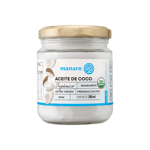 Aceite de Coco Organico con olor 200 ml 