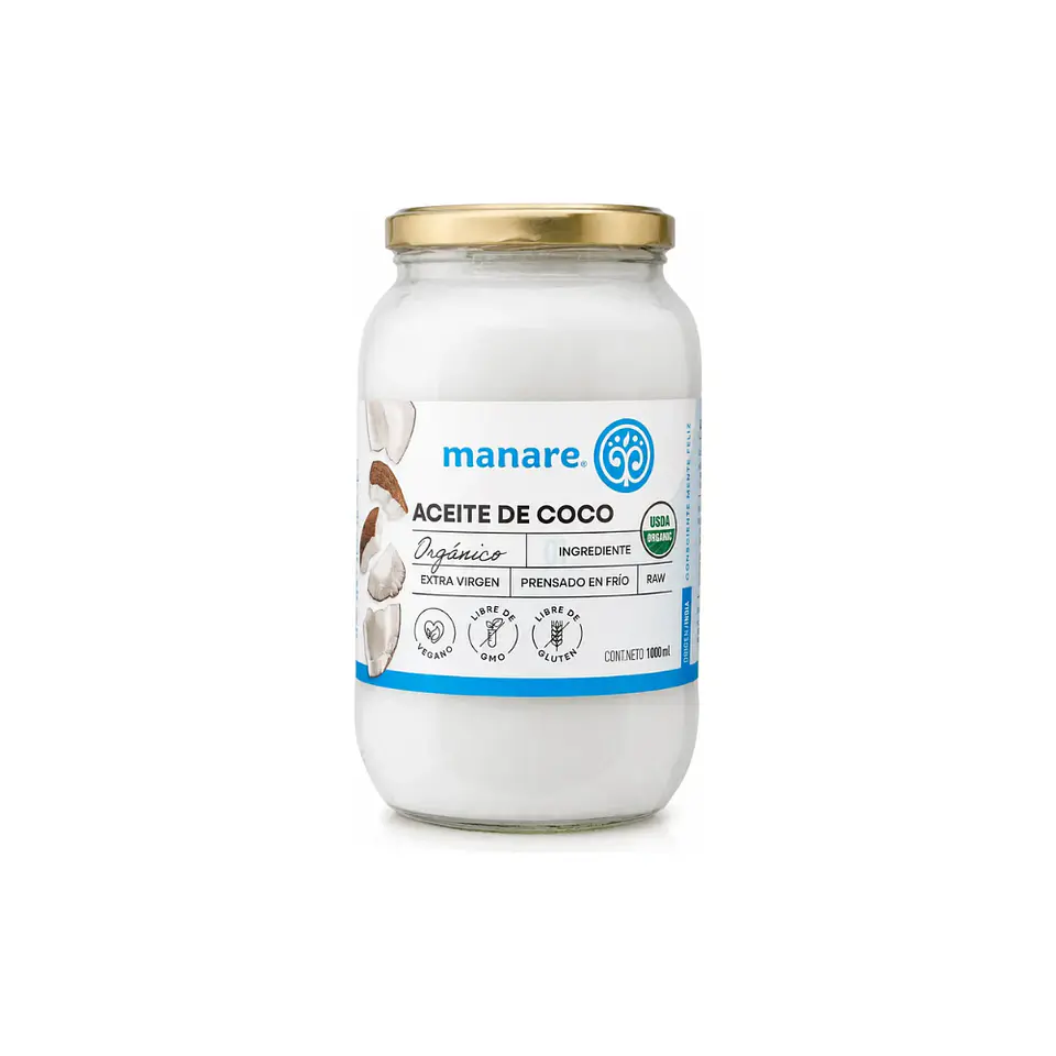 Aceite de Coco Organico con olor - Litro  1