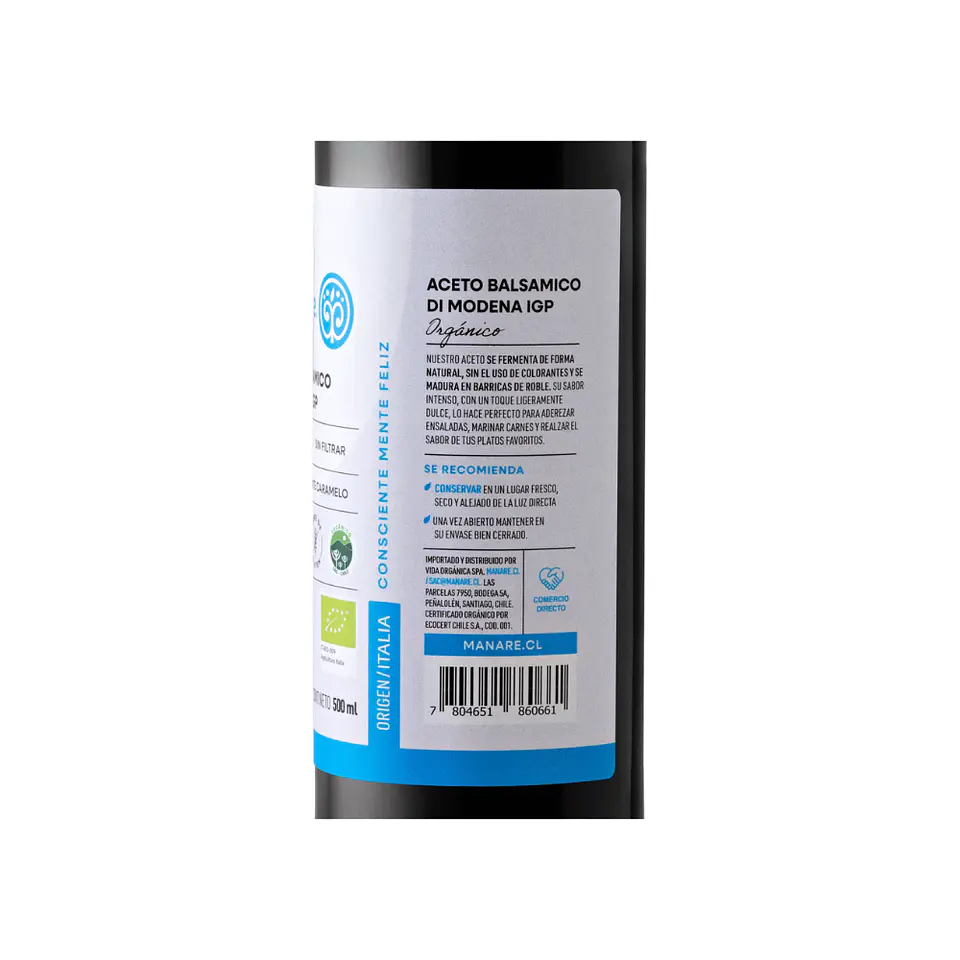 Aceto Balsamico 500ml Manare  3