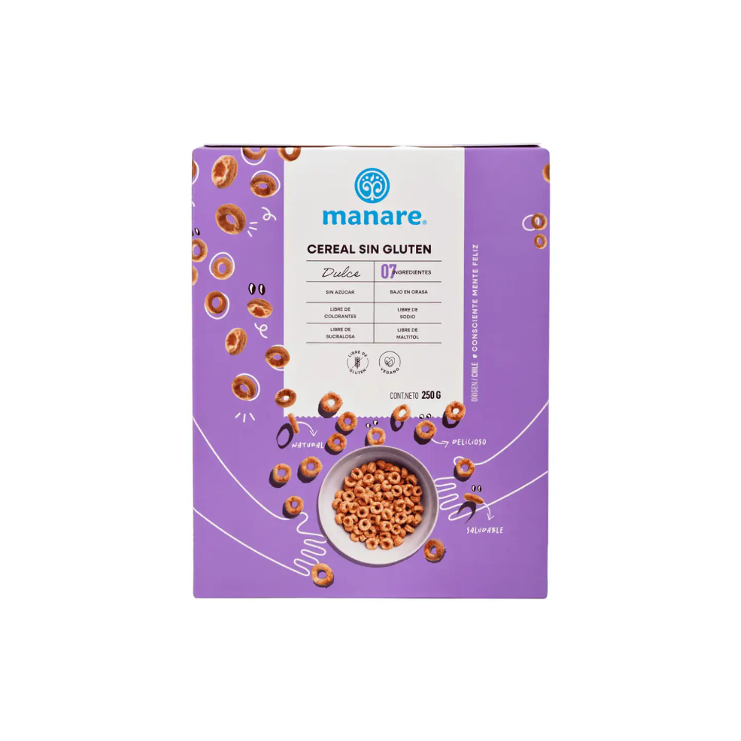 Cereal sin gluten 250 gr  2