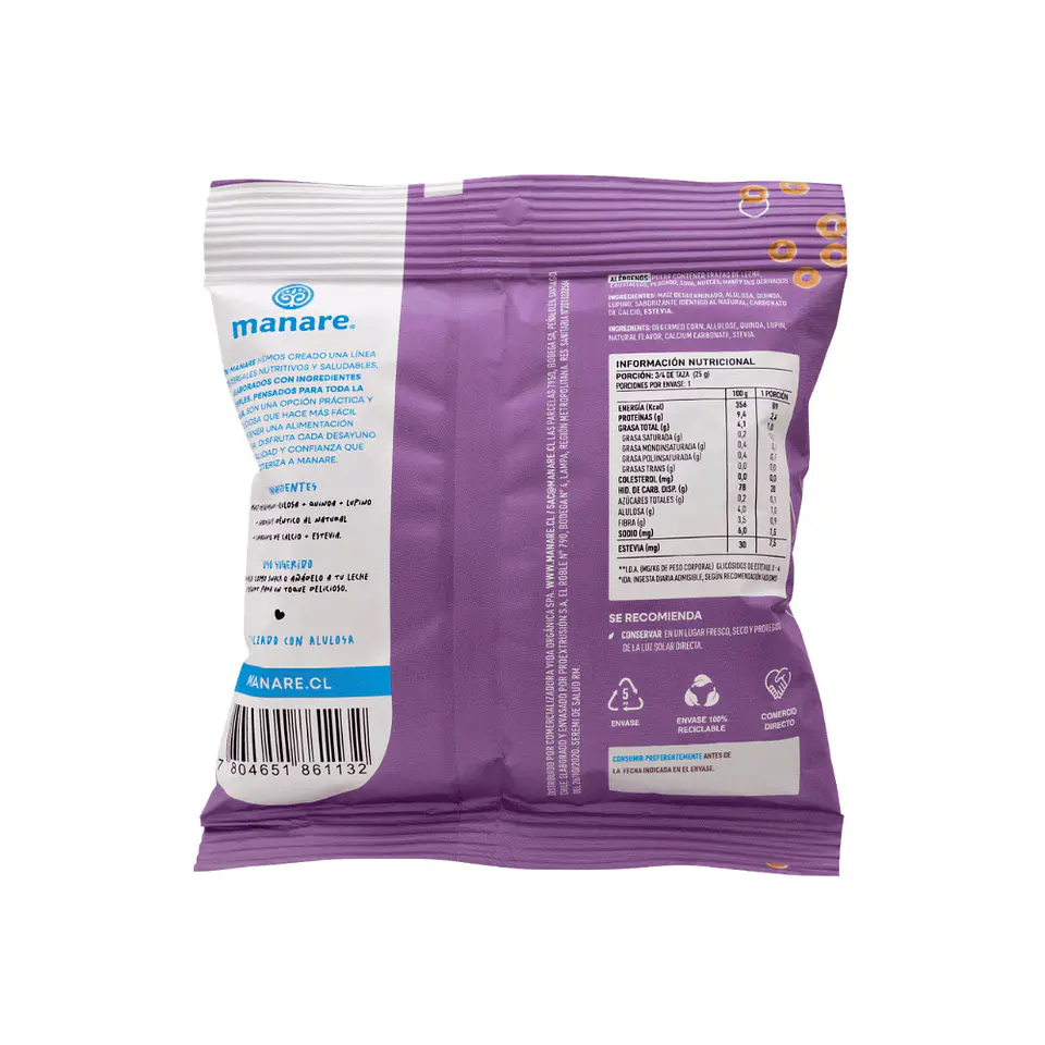 Cereal sin gluten 25 gr  2