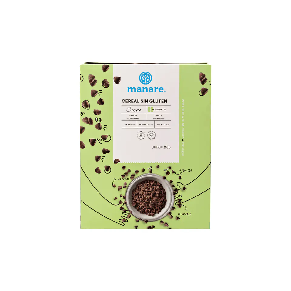 Cereal sin gluten cacao 250 gr  4