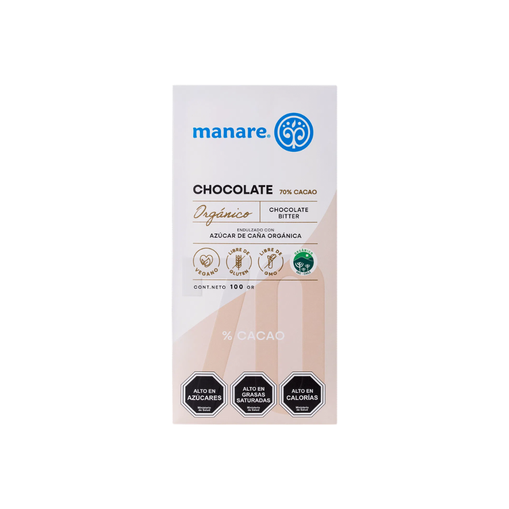 Chocolate 70 % org 100 gr