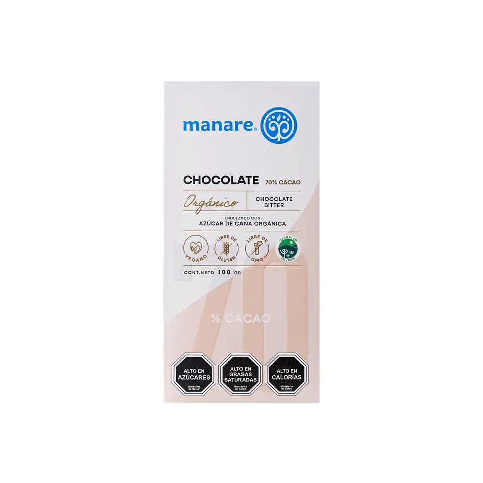 Chocolate 70 % org 100 gr  1