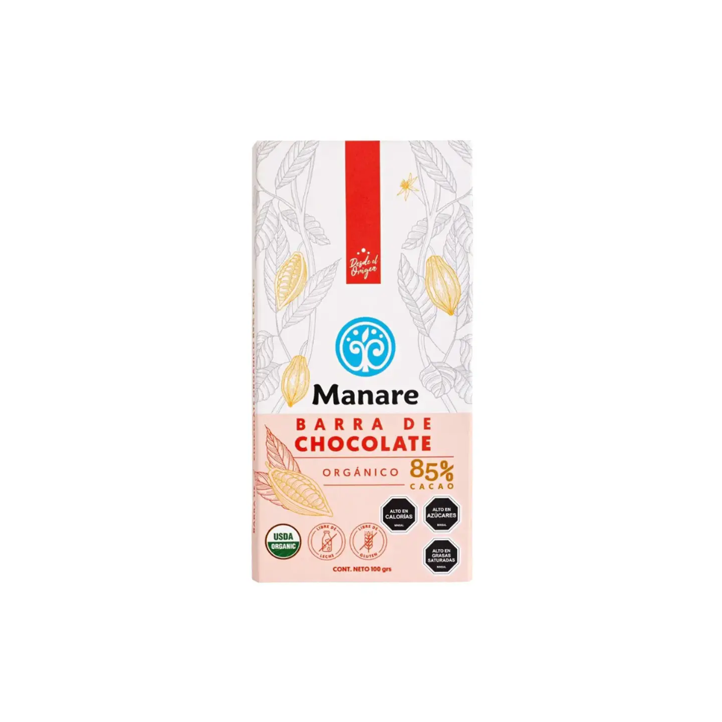 Chocolate 85% Cacao 100 gr manare 1