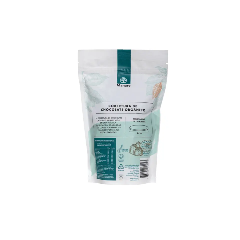 cobertura 70% organico 400 gr manare 2