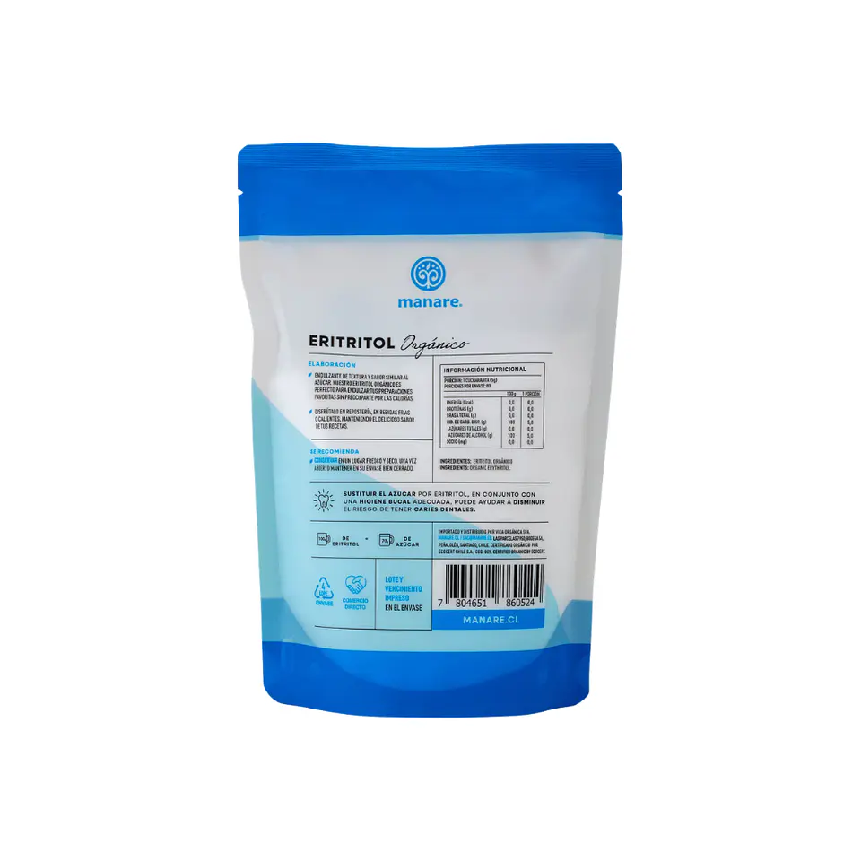 Eritritol Manare 400 gr 2
