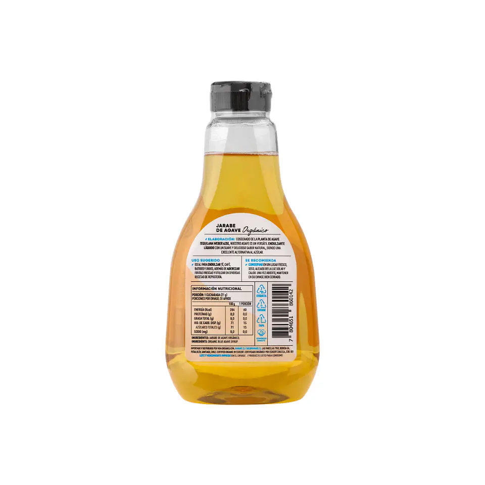 Jarabe de Agave Manare 660gr 2
